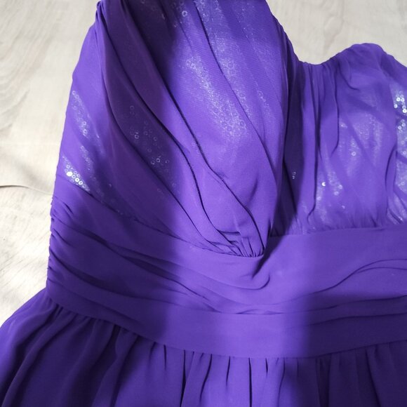 Alfred Angelo Plus Size 16 Style 7242 Viola Purple Prom Formal Dress - Picture 2 of 8